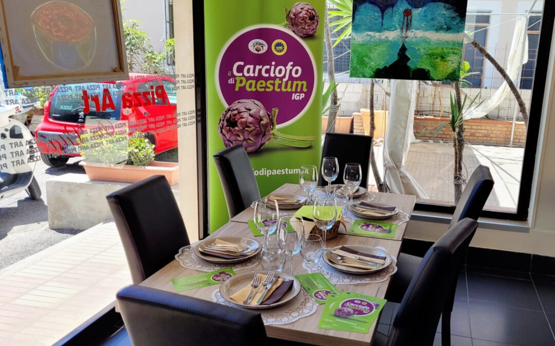Pizzaart ospita l'evento di degustazione del carciofo IGP di Paestum